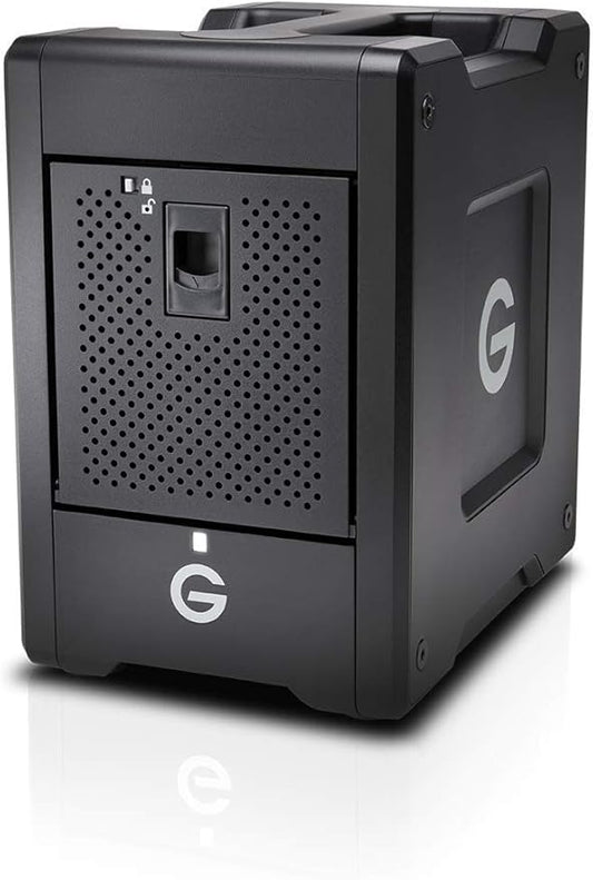 G-Technology 72TB G-Speed Shuttle Thunderbolt 3 with ev Series Bay Adapter - Transportable, 4-Bay RAID Storage Solution - 0G10816-1