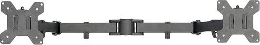 VIVO Black Fully Adjustable Dual Monitor Arm for Desk Mount Stand, Double Monitor Arm for 2 Screens up to 27 inches, PT-SD-AM02A