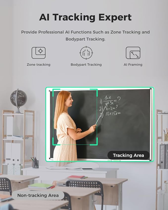 OBSBOT Tiny SE 1080P 100FPS Webcam for PC, AI Tracking PTZ Streaming Camera with 1/2.8" Sensor, Gesture Control, Dual ISO, Staggered HDR, Web Camera for Desktop Computer, Laptop, Meeting, Video Calls.