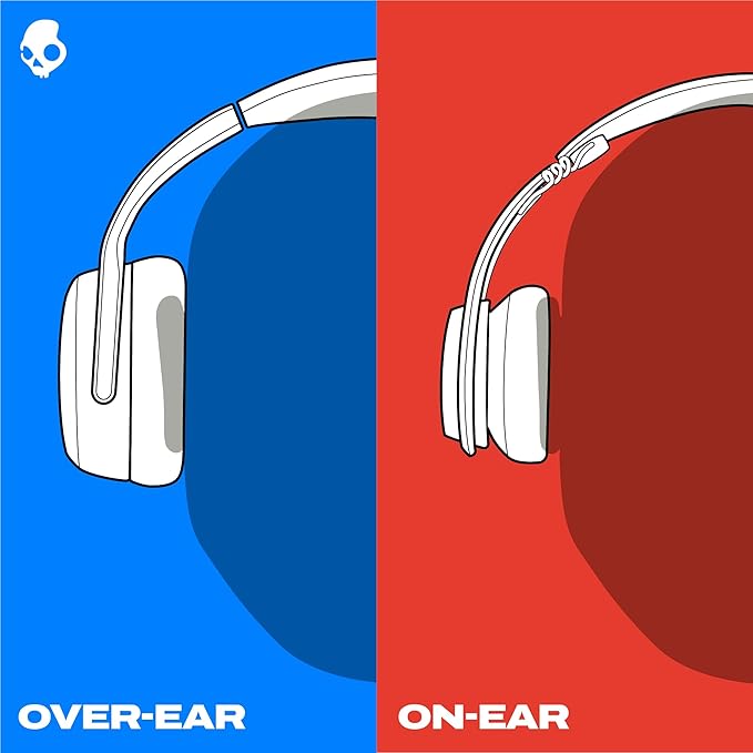 Skullcandy Crusher 540 Active Wireless Bluetooth Headphones with Multi-Sensory Bass, Noise Isolating Over-Ear Fit, Sweat and Water Resistant, 40 Hours Battery, Microphone for iPhone Android - Concrete