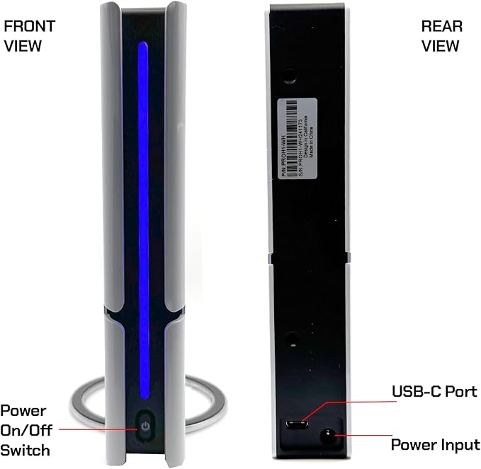 Avolusion PRO-H1 4TB 7200RPM USB 3.2 Gen2 (10Gbps) External Hard Drive (for Windows or MacOS Desktop PC/Laptop) (Renewed)