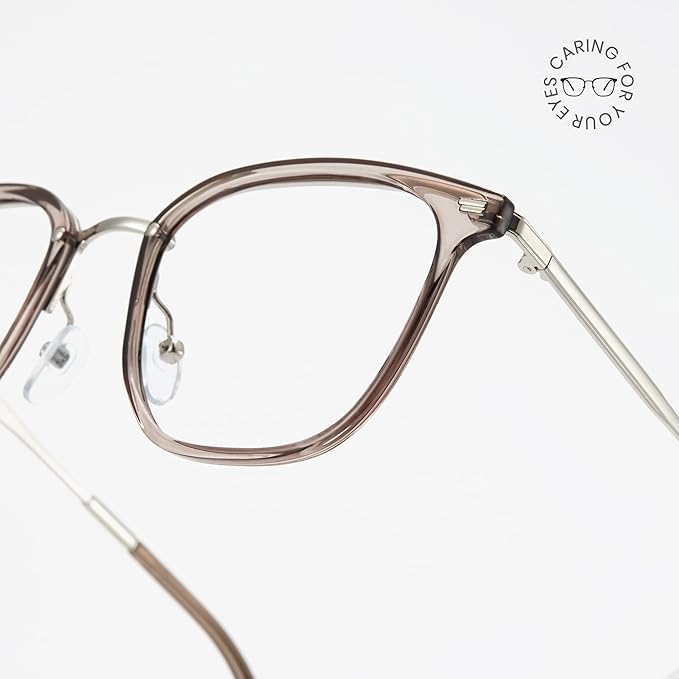 Cyxus Blue Light Glasses for Woman, Stylish Cat Eye Blue Light Blocking Computer Glasses for Working, Laptop and Screen Use
