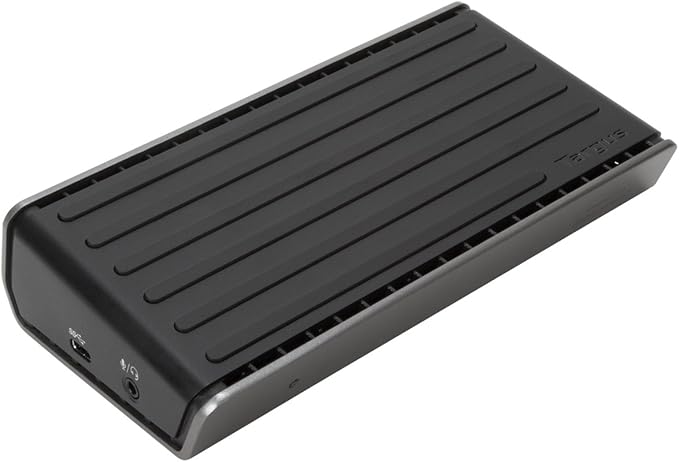 Targus USB-C Universal Dual Video 4K Laptop Docking Station with Charging Power, Audio, & 4 USB Ports for PC, Mac, & Android (DOCK180USZ)