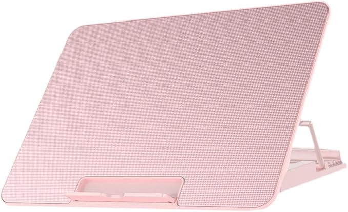 Laptop Cooling Pad with 6 Fans and Adjustable Height for Enhanced Performance, Pink