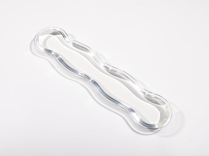 Clear White Gel Wrist Rest Set for Keyboard & Mouse - Ergonomic Non-Slip Silicone Pads with Cooling Support, 14.3"+5.75" Dual-Size, Hand Washable for Office, Gaming, Study (Pain Relief Gift)