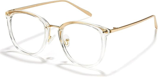 Cyxus Blue Light Glasses for Woman, Stylish Cat Eye Blue Light Blocking Computer Glasses for Working, Laptop and Screen Use