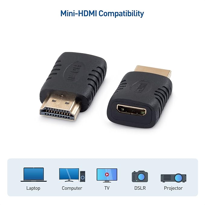 Cable Matters HDMI to Mini HDMI Adapter, Male to Female, Black