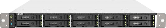 QNAP TS-h1090FU-7302P-128G-US 10 Bay Dual-Processor 1U rackmount U.2/U.3 NVMe All-Flash NAS Built for Latency-Sensitive File Servers, virtualized workloads, Data Centers, and 4K/8K Streams