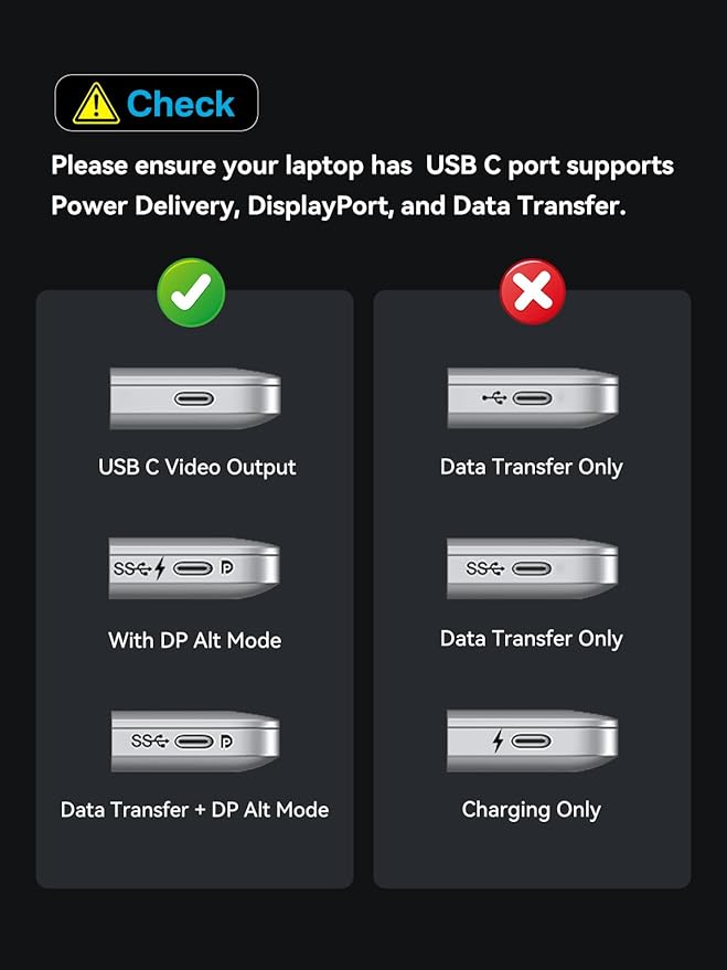 ACASIS USB C Docking Station Dual Monitors,8-in-1 Laptop Docking Station with Dual HDMI +VGA +2 * 5G USB-A/C+3.5MM Audio+PD100W, USB C HUB multiport Adapter for Dell/HP/Lenovo ThinkPad（Gray）