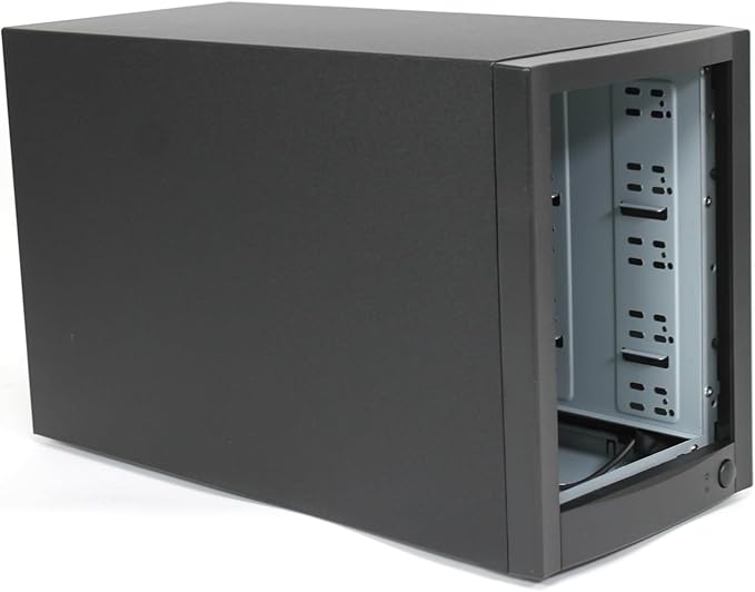 DupliM External 5-Bay Duplicator Case Enclosure Tower for DVD CD Blu-ray HDD USB - Includes UL Power Supply