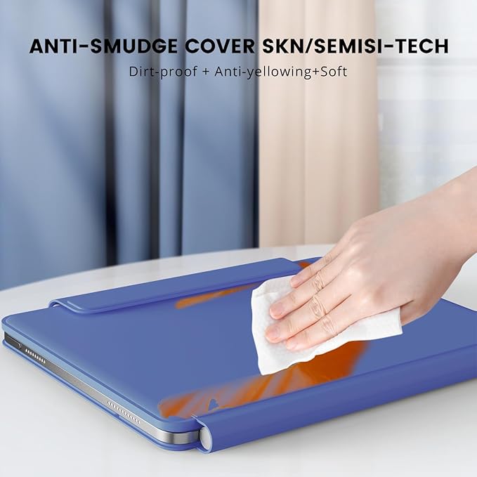 for iPad 11th(A16, 2025)/10th Generation Case with Keyboard, Magic Keyboard 2022, Springy Backlit Keys, Stain-Resistant Surface, Multi-Touch Trackpad, Blue