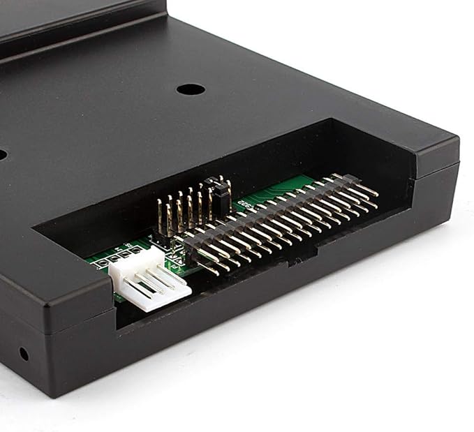 Floppy & Tape Drives-3.5in 1.44MB Sfr1m44-u100k Updated Version USB Flash Disk Floppy Drive Emulator + CD Screws Black
