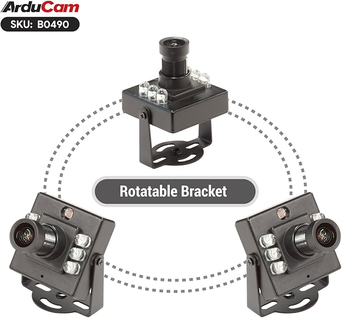 Arducam 1080P Day & Night Vision USB Camera for Computer, 2MP Automatic IR-Cut Switching All-Day Image USB2.0 IMX462 Webcam Board with 940nm IR LEDs for Windows, Linux, Android and Mac OS