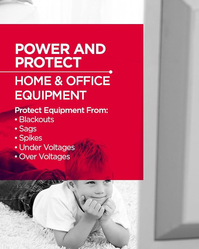 CyberPower CP550SLG Standby UPS Battery Backup and Surge Protector, 550VA/330W, 8 Outlets, Compact, UL Certified