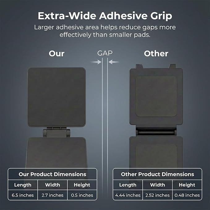 2-Pack Universal Magnetic Monitor Connection Bracket Compatible with All Computer Monitors Curved and Flat Screen Adjustable Magnetic Monitor Alignment Tool with Strong Adhesive
