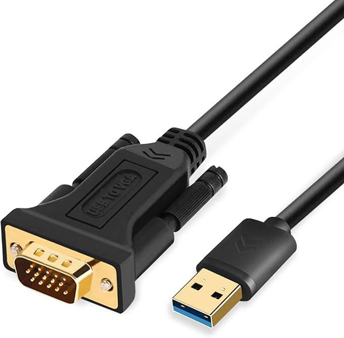 USB to VGA Adapter Cable 16FT/5M Compatible with Mac OS Windows XP/Vista/10/8/7, USB 3.0 to VGA Male 1080P Monitor Display Video Adapter/Converter Cord. (16FT)