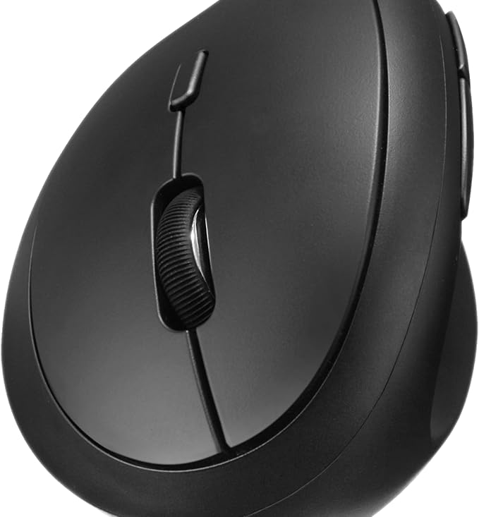 Adesso iMouse V10 Wireless Vertical Ergonomic Mini Mouse iMouse V10-2.4GHz, 800/1200/1600 DPI, Ergo Mice with 6 Buttons