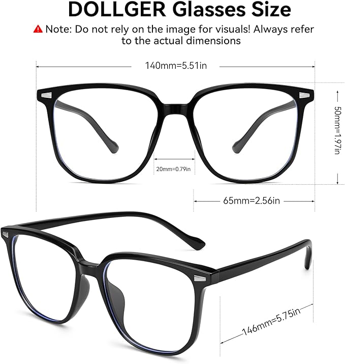 Dollger Blue Light Glasses for Women Retro Blue Light Blocking Glasses for Computer Eyeglasses Frame Men