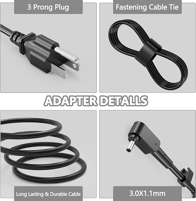 45W Laptop Charger Compatible with Acer Aspire 3 15 14 spin14 A314 A315-58 A315-58G A314-22 A314-21 A314-31 A315-34 A315-21 A315-22 A315-53 A315-23 A317-55P A315-44P A315-24P A315-57G A315-41 A314-23P