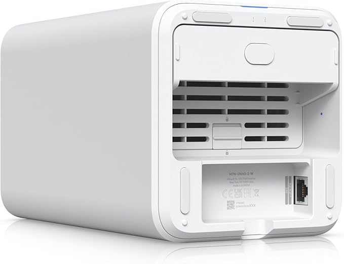 Ubiquiti UNAS 2 UniFi 2-Bay Network Attached Storage - White (UNAS-2-W)