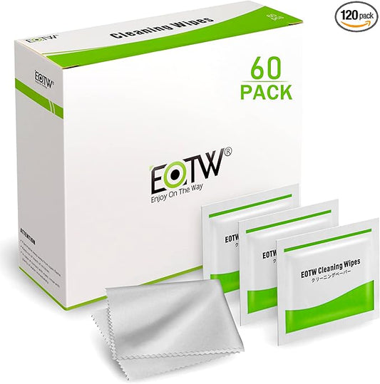 Screen Wipes Individually Wrapped, EOTW Pre-moistened Computer Phone Lens Cleaning Wipes for iPhone iPad Tablet PC Computer LED Screen, Pack of 60