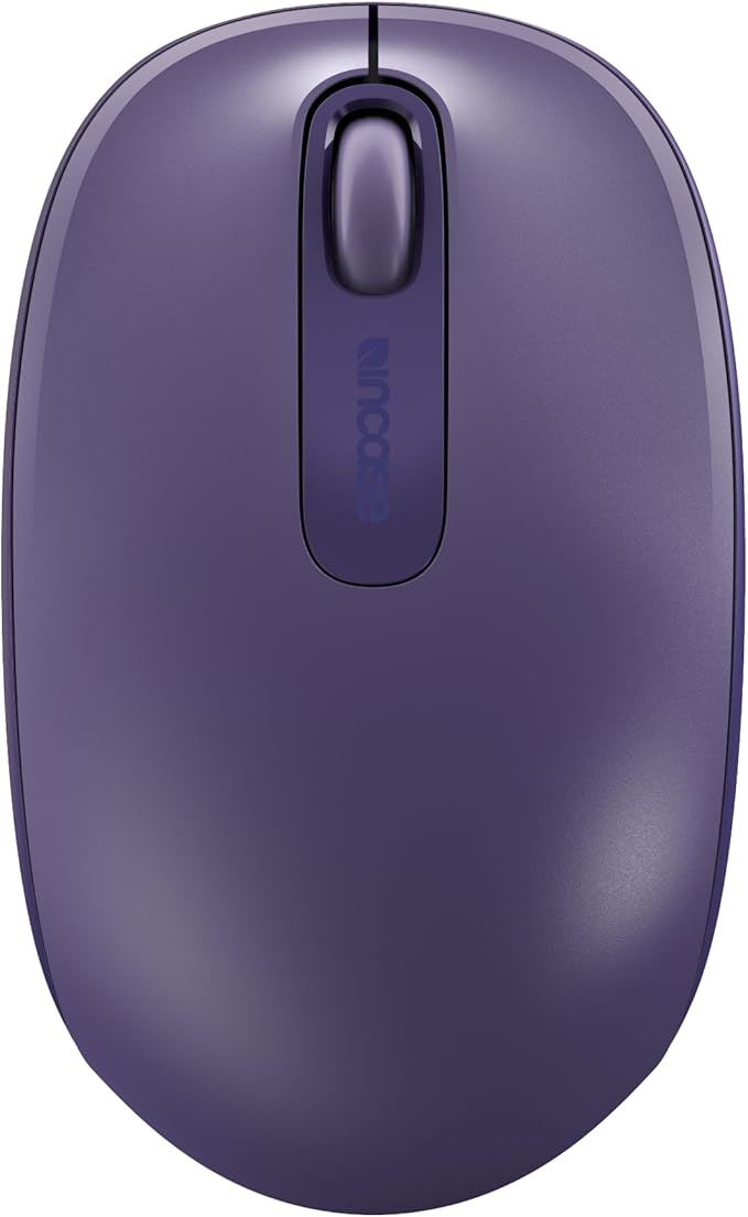 Incase Wireless Mobile Mouse 1850 – Designed by Microsoft – Compact, Comfortable, Right/Left Hand Use, 6-Month Battery Life, Nano Transceiver, Works with Mac/Windows 8/10/11 (Purple)