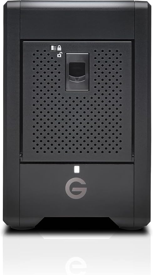 SanDisk Professional 96TB G-RAID Shuttle 4 - Enterprise-Class 4-Bay External Hard Drive, Thunderbolt 3 and USB-C, Transportable, Hardware RAID - SDPH34H-096T-NBAAB