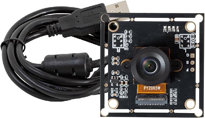 Arducam 120fps Mono Global Shutter USB Camera Module, 800P High Speed UVC Webcam with 130°D Wide Angle M12 Lens, for PC, Laptop, Android Devices & Raspberry Pi