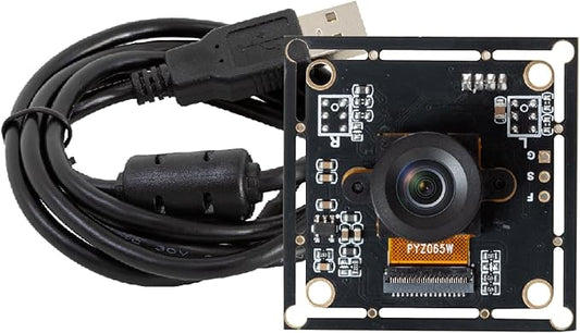 Arducam 120fps Mono Global Shutter USB Camera Module, 800P High Speed UVC Webcam with 130°D Wide Angle M12 Lens, for PC, Laptop, Android Devices & Raspberry Pi