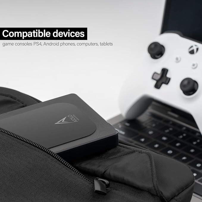 500GB External Hard Drive Ultra Slim Portable HDD-USB 3.0 for PC, Mac, Laptop, PS4, Xbox one,Xbox 360 HD-A4