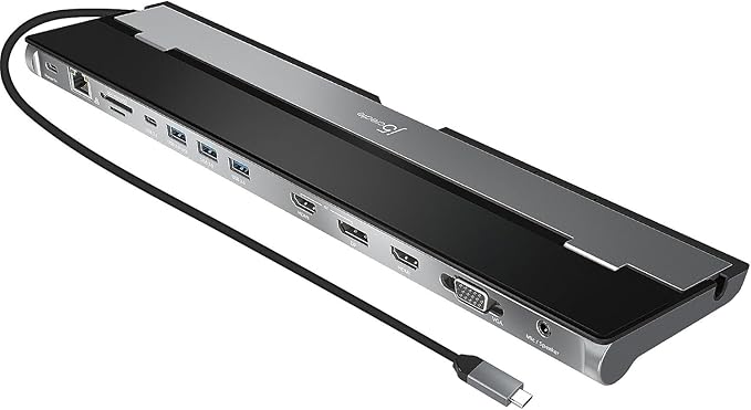 J5CREATE Station d’Acceuil USB-C™ Triple Affichage