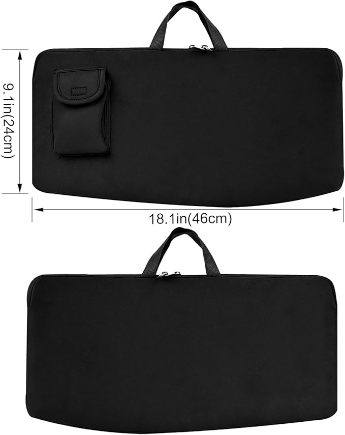 Keyboard Travel Bag Portable Keyboards Sleeve Shockproof Waterproof Keyboard Neoprene Case for Logitech Ergo K860 /Arteck Split Ergonomic Performance Wireless Mouse Combo
