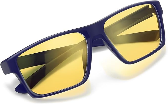 Titan Gaming Glasses, Blue Light Blocking, Night Driving Glasses for Men, Computer Protection, Gift for Gamers