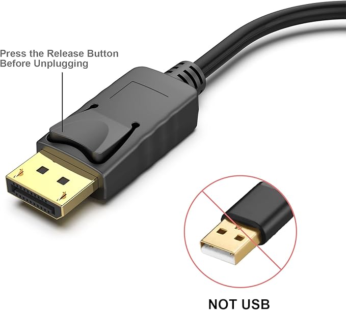 BENFEI 4K DisplayPort to HDMI Adapter 5 Pack, Uni-Directional DP 1.2 Computer to HDMI 1.4 Screen Gold-Plated DP Display Port to HDMI Adapter (Male to Female) Compatible with Lenovo Dell HP Passive
