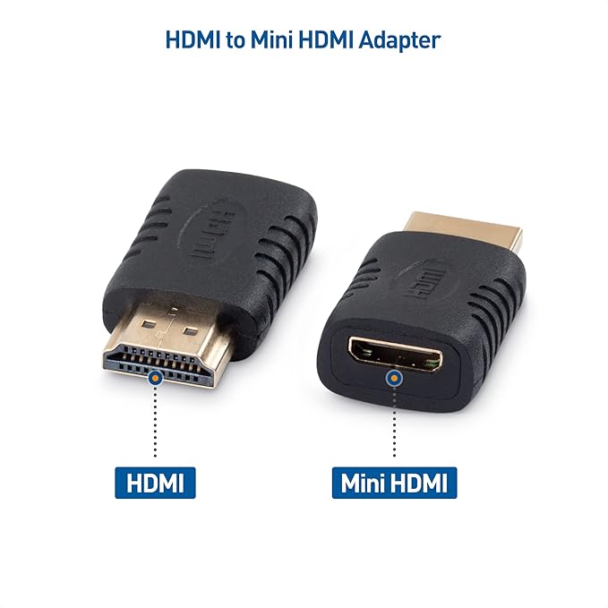 Cable Matters HDMI to Mini HDMI Adapter, Male to Female, Black