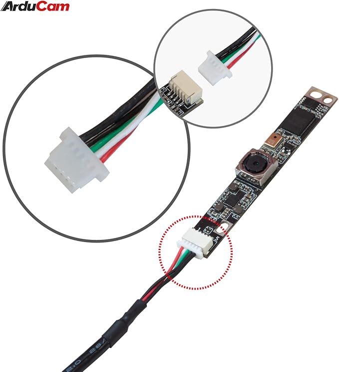 Arducam IMX219 8MP Autofocus USB Camera Module, 3280(H)×2464(V)@30fps with Single Microphone for Linux, Windows, and Mac OS