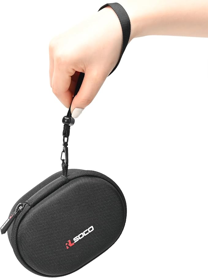 RLSOCO Travel Case for Logitech Lift Vertical/MX Vertical Wireless Ergonomic Mouse | Compact Design with YKK Zipper & Scratch Protection (Black)