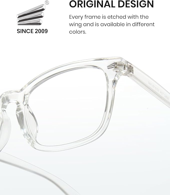 Cyxus Blue Light Glasses Men Women Reduce Eye Strain UV Blocking for Office Work Computer Screen 8082