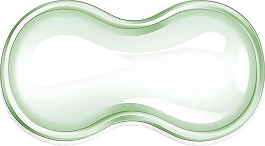 Gel Mouse Wrist Rest, Clear Silicone Ergonomic Support for Gaming Pain Relief, Cute Wrist Rest for Office, Computer, Laptop (Green)