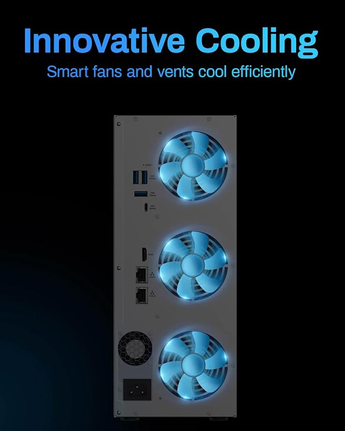 TERRAMASTER T9-500 Pro NAS Storage - 9Bay Core i7 1255U 10-Cores 12-Threads CPU, 16GB DDR5, Dual 10GbE Ports, Network Attached Storage Peak Performance for Business (Diskless)