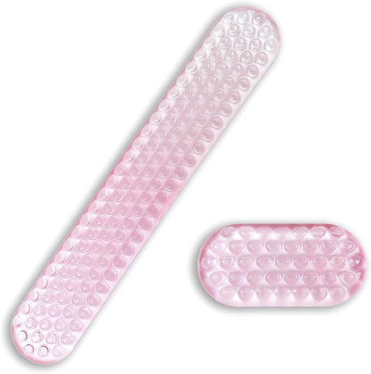 Ergonomic Gel Keyboard and Mouse Wrist Rest Set – Light Pink Wrist Rest for Computer Keyboard 75% 80%, Comfort & Support for Typing and Gaming