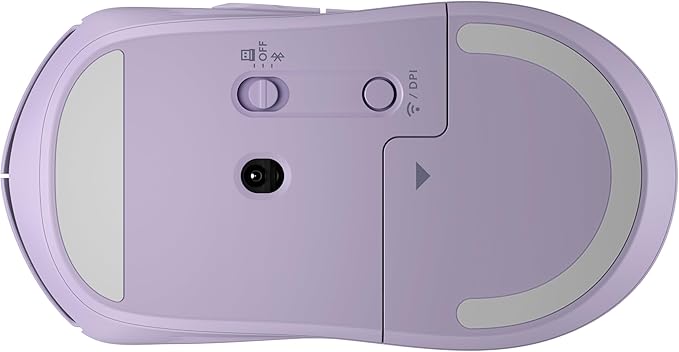 HP 400 Quiet Wireless Mouse, Dual Bluetooth & 2.4GHz, Soft Silicone, Quiet Clicks, Microsoft Wheel, 24-Month Battery, 6000 DPI, Ambidextrous, Eco-Friendly Design, Multi-OS, Purple