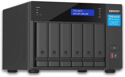 QNAP TVS-h674 6-Bay Core i5-12400 32GB NAS Enclosure