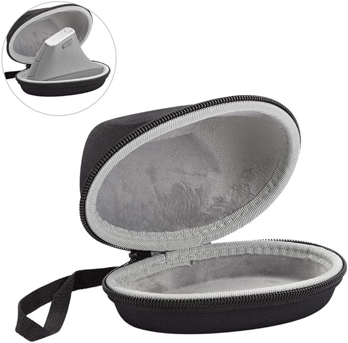 Portable Storage Bag for MX Vertical Mouse Travel Protective Cover EVA Carrying Casefor MX Vertical Ergonomic Mouse, Black