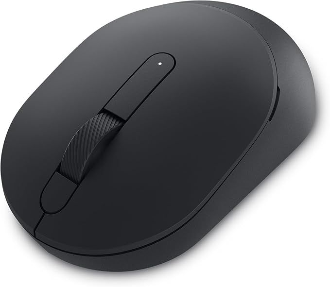 Dell MS5120W Mobile Pro Wireless Mouse – Wireless 2.4GHz, Bluetooth 5.0, Microsoft Swift Pair/Dell Pair (Windows 10 & 11 only), Optical LED Sensor - Black