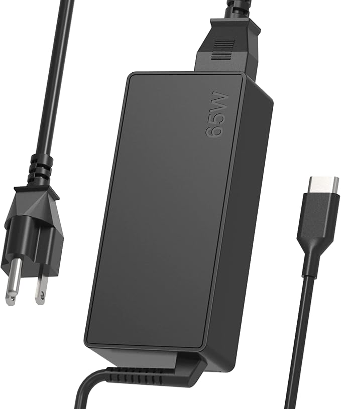 Universal USB Type C 65W 45W Laptop Charger Compatible with Lenovo Dell Hp Acer chromebook Asus Samsung Sony Computer Charger Fast Charging Type C AC Adapter Power Cord Supply
