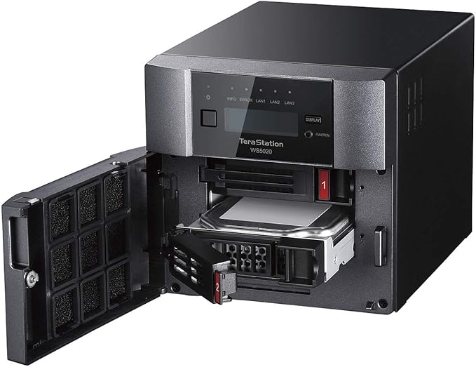 BUFFALO TeraStation WS5220DN 2-Bay Windows Server IoT 2025 Desktop NAS 8TB (2x4TB) w/HDD Included