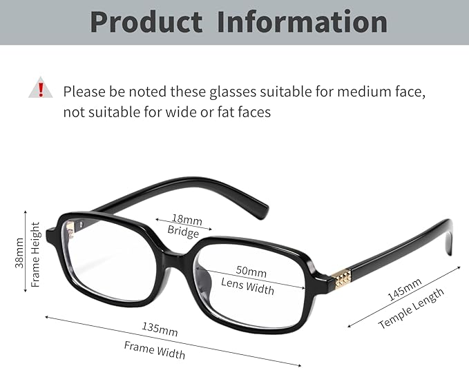 Retro Rectangle Blue Light Blocking Glasses for Women 90s Fake Eyeglasses Y2K Fashion Computer Glasses Tortoise Frame