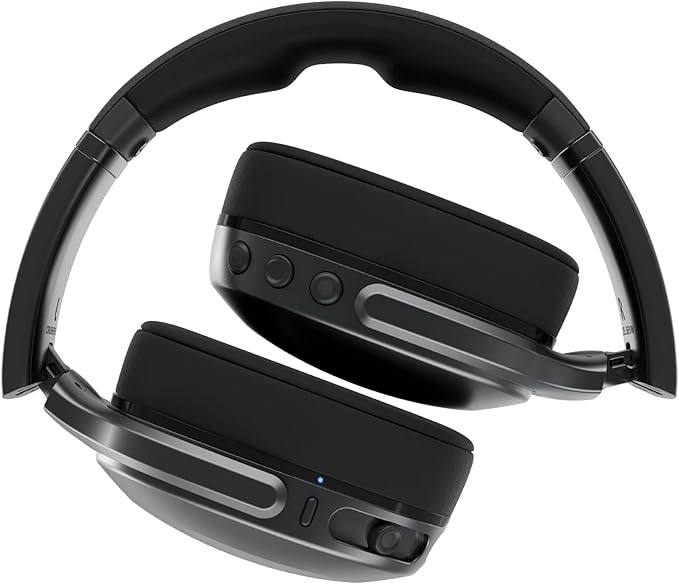 Skullcandy Crusher 540 Active Wireless Bluetooth Headphones with Multi-Sensory Bass, Noise Isolating Over-Ear Fit, Sweat and Water Resistant, 40 Hours Battery, Microphone for iPhone Android - Coal