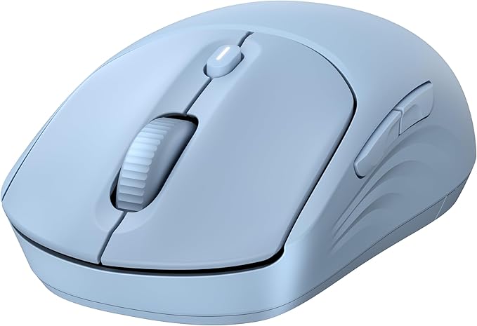 HP 400 Quiet Wireless Mouse, Dual Bluetooth & 2.4GHz, Soft Silicone, Quiet Clicks, Microsoft Wheel, 24-Month Battery, 6000 DPI, Ambidextrous, Eco-Friendly Design, Multi-OS, Blue